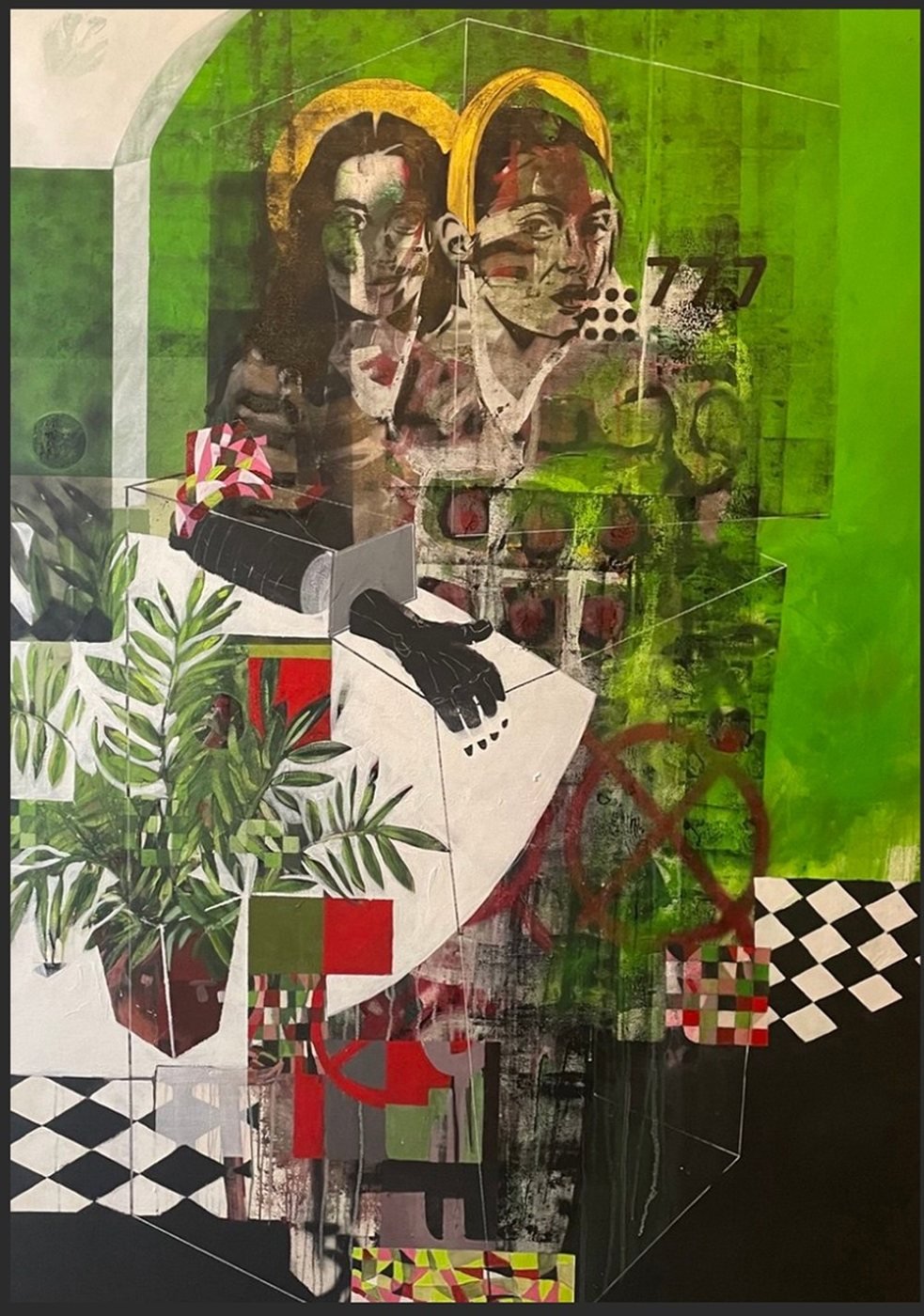 Nedime, 2024. Akrilik, 163×114 cm.
